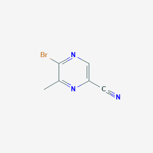 5-Bromo-6-methylpyrazine-2-carbonitrile