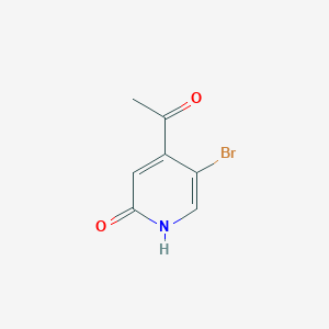 1-(5-Bromo-2-hydroxypyridin-4-yl)ethanone