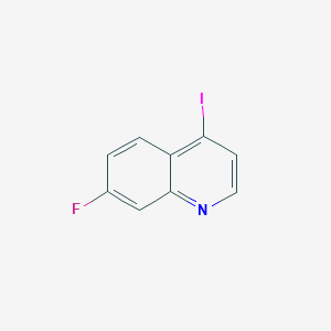 molecular formula C9H5FIN B13657574 7-Fluoro-4-iodoquinoline 