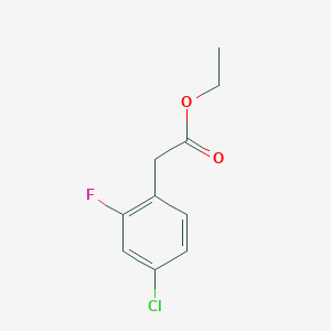 molecular formula C10H10ClFO2 B1365760 Ethyl 4-chloro-2-fluorophenylacetate CAS No. 188424-98-8