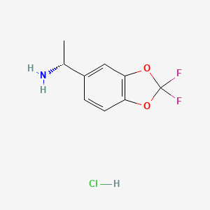 (R)-1-(2,2-difluorobenzo[d][1,3]dioxol-5-yl)ethan-1-amine hydrochloride