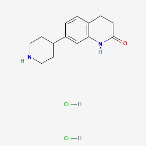 7-(Piperidin-4-yl)-3,4-dihydroquinolin-2(1H)-one dihydrochloride