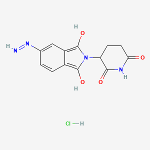 2-(2,6-Dioxopiperidin-3-yl)-5-hydrazinylisoindoline-1,3-dione hydrochloride