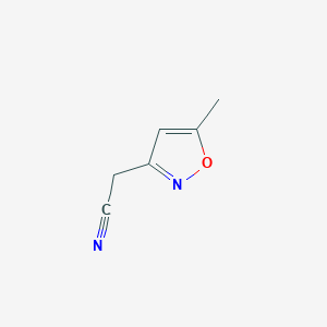 molecular formula C6H6N2O B1365769 2-(5-甲基异噁唑-3-基)乙腈 CAS No. 35166-41-7