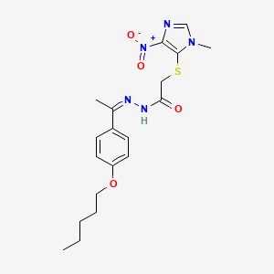 molecular formula C19H25N5O4S B13657713 Ros inhibitor 