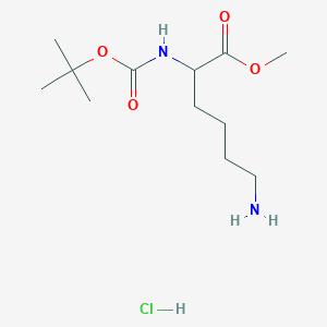 molecular formula C12H25ClN2O4 B13657736 Boc-L-Lysine methyl ester hydrochloride 