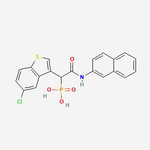 molecular formula C20H15ClNO4PS B1365778 Chymase-IN-1 