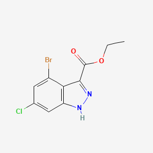 Ethyl 4-bromo-6-chloro-1H-indazole-3-carboxylate