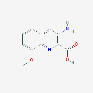 3-Amino-8-methoxyquinoline-2-carboxylic acid