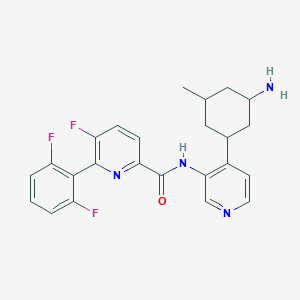 N-(4-((1R,3S,5S)-3-Amino-5-methylcyclohexyl)pyridin-3-yl)-6-(2,6-difluorophenyl)-5-fluoropicolinamide