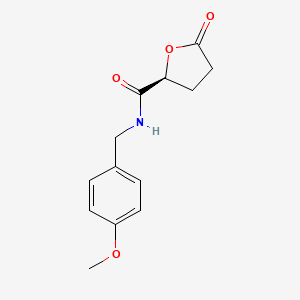 (S)-N-(4-Methoxybenzyl)-5-oxotetrahydrofuran-2-carboxamide