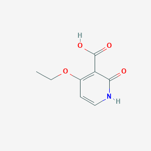 molecular formula C8H9NO4 B13657886 4-Ethoxy-2-hydroxynicotinic acid 