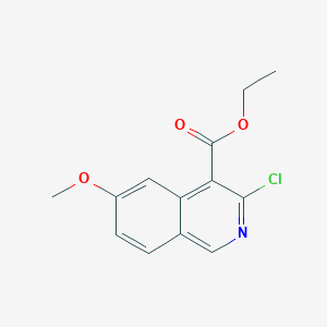 Ethyl 3-chloro-6-methoxyisoquinoline-4-carboxylate