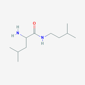 2-amino-4-methyl-N-(3-methylbutyl)pentanamide