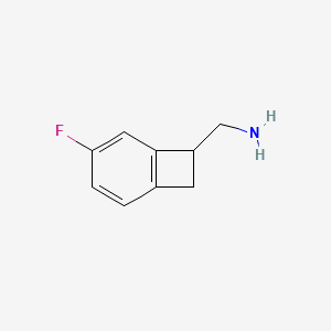 (4-Fluorobicyclo[4.2.0]octa-1,3,5-trien-7-YL)methanamine