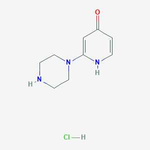 2-(Piperazin-1-yl)pyridin-4-ol hydrochloride