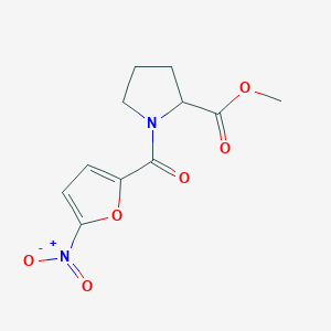 Methyl 1-(5-nitrofuran-2-carbonyl)pyrrolidine-2-carboxylate