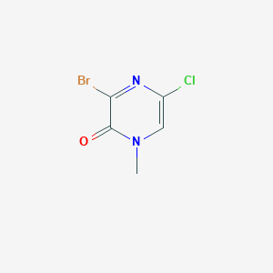 3-Bromo-5-chloro-1-methylpyrazin-2(1H)-one