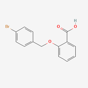 molecular formula C14H11BrO3 B1365808 2-[(4-溴苯甲基)氧基]苯甲酸 CAS No. 860597-33-7