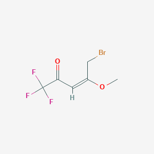 5-Bromo-1,1,1-trifluoro-4-methoxypent-3-en-2-one