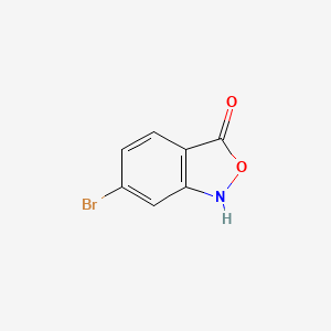 molecular formula C7H4BrNO2 B13658102 6-Bromobenzo[c]isoxazol-3(1H)-one 