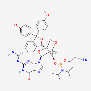 molecular formula C44H53N8O8P B13658153 LNA-G amidite CAS No. 709641-79-2