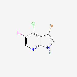 3-Bromo-4-chloro-5-iodo-1H-pyrrolo[2,3-b]pyridine