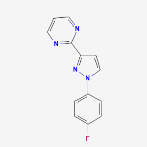 2-(1-(4-Fluorophenyl)-1H-pyrazol-3-yl)pyrimidine