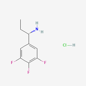 (S)-1-(3,4,5-Trifluorophenyl)propan-1-amine hydrochloride