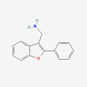 (2-Phenylbenzofuran-3-yl)methanamine