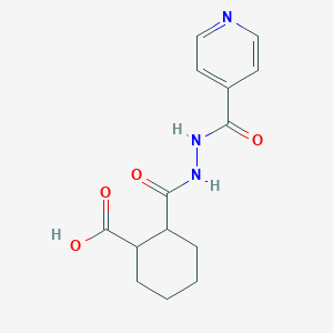 molecular formula C14H17N3O4 B1365824 2-[(2-Isonicotinoylhydrazino)carbonyl]cyclohexanecarboxylic acid 