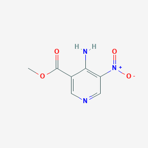 molecular formula C7H7N3O4 B13658245 Methyl 4-amino-5-nitronicotinate 