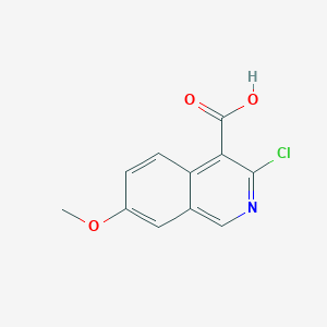 3-Chloro-7-methoxyisoquinoline-4-carboxylic acid