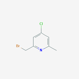 2-(Bromomethyl)-4-chloro-6-methylpyridine