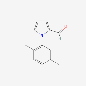 molecular formula C13H13NO B1365832 1-(2,5-二甲基苯基)-1H-吡咯-2-甲醛 CAS No. 37560-48-8