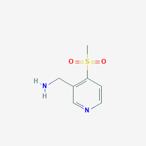 (4-(Methylsulfonyl)pyridin-3-yl)methanamine