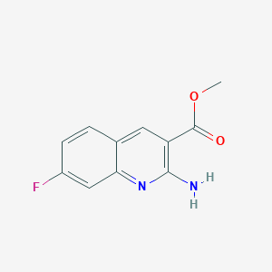 Methyl 2-amino-7-fluoroquinoline-3-carboxylate