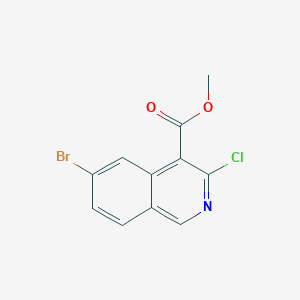 Methyl 6-bromo-3-chloroisoquinoline-4-carboxylate