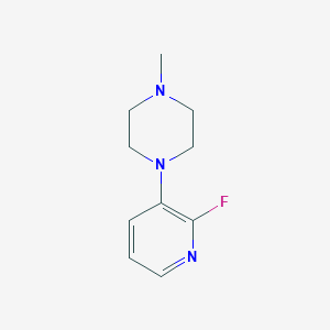 molecular formula C10H14FN3 B13658476 1-(2-Fluoropyridin-3-yl)-4-methylpiperazine 