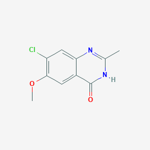 7-Chloro-6-methoxy-2-methylquinazolin-4(3H)-one