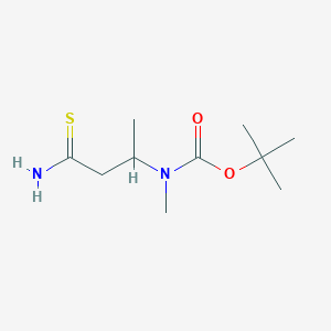 Tert-butyl (4-amino-4-thioxobutan-2-yl)(methyl)carbamate