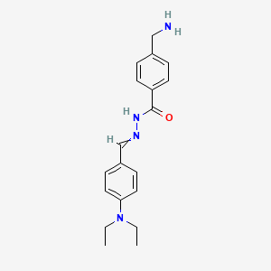 4-(Aminomethyl)-n'-(4-(diethylamino)benzylidene)benzohydrazide