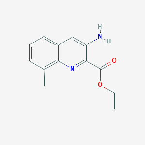 Ethyl 3-amino-8-methylquinoline-2-carboxylate