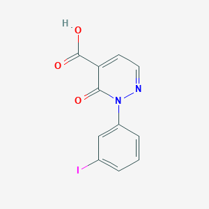 2-(3-Iodophenyl)-3-oxo-2,3-dihydropyridazine-4-carboxylic acid