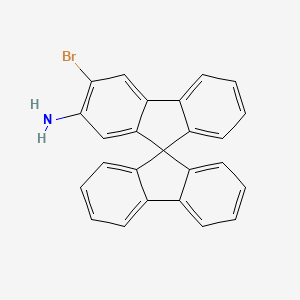 3-Bromo-9,9'-spirobi[fluoren]-2-amine