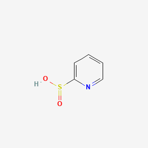 molecular formula C5H5NO2S B13658639 Pyridine-2-sulfinic Acid 