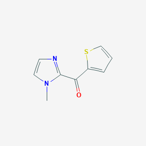 molecular formula C9H8N2OS B1365866 1-methyl-2-(thiophene-2-carbonyl)-1H-imidazole CAS No. 62366-48-7