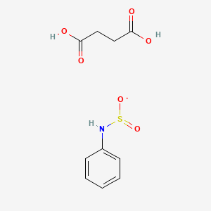 molecular formula C10H12NO6S- B13658718 N-Phenylsulfonic amide succinate 