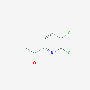 molecular formula C7H5Cl2NO B13658767 1-(5,6-Dichloropyridin-2-yl)ethanone 