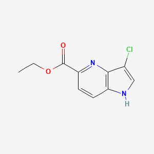 Ethyl 3-chloro-1H-pyrrolo[3,2-b]pyridine-5-carboxylate